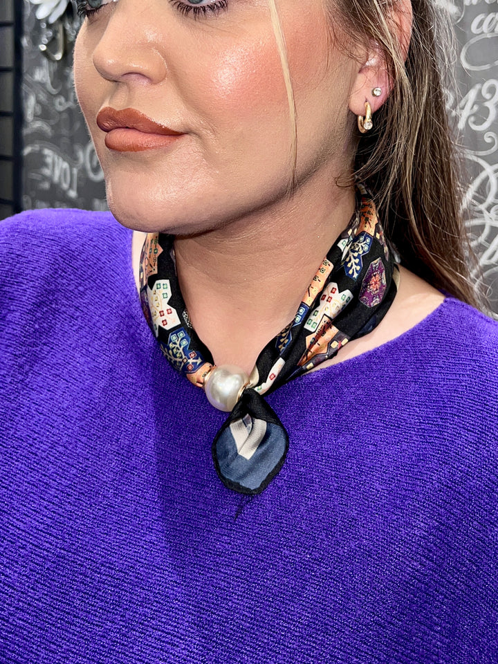 Suzi Magnetic Scarf BLACK