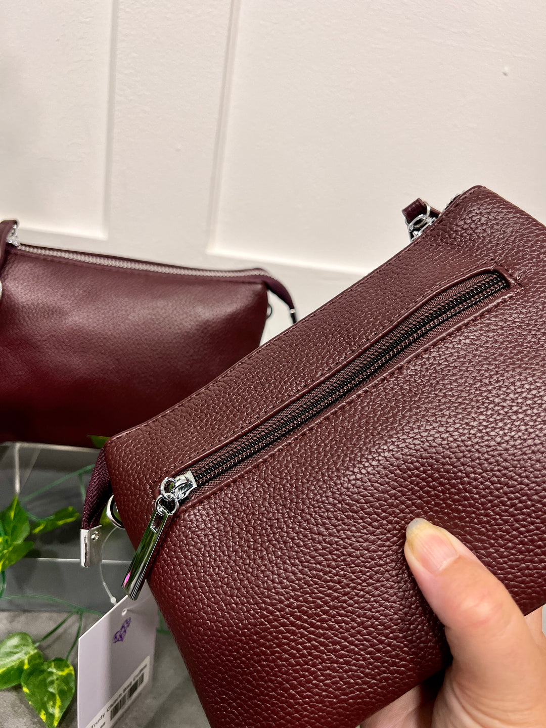 Trudy Clutch Handbag MAROON