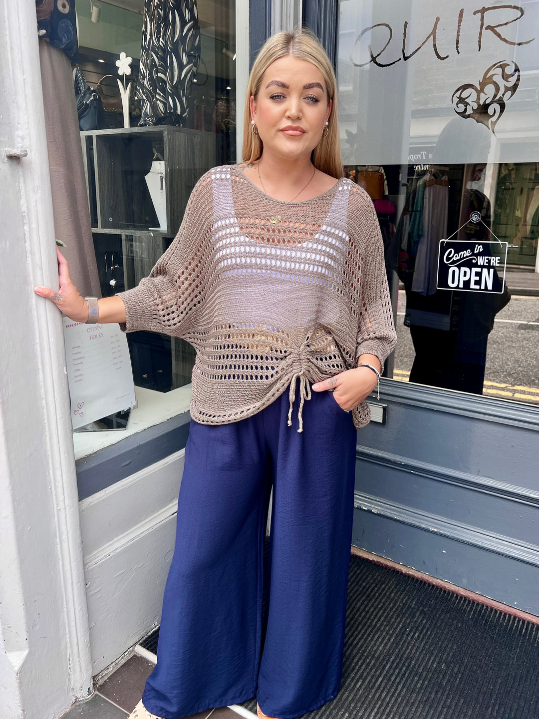 Peyton Fine Knit MOCHA