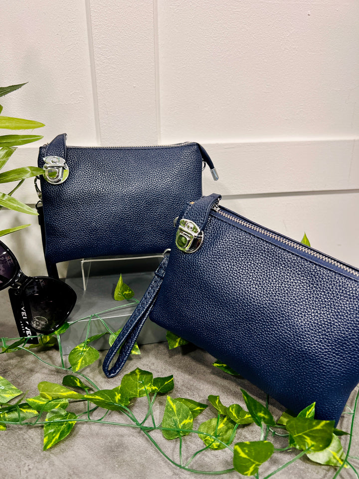 Trudy Clutch Handbag NAVY