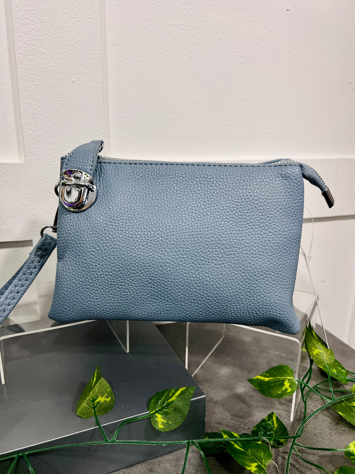 Trudy Clutch Handbag PALE BLUE