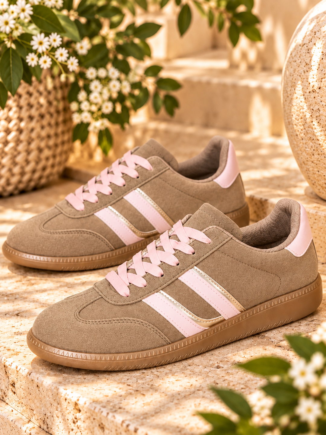 Bronte Suede Trainers MOCHA