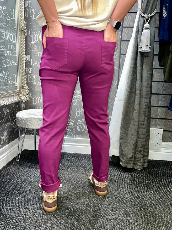 Premium Magic Trousers PLUM