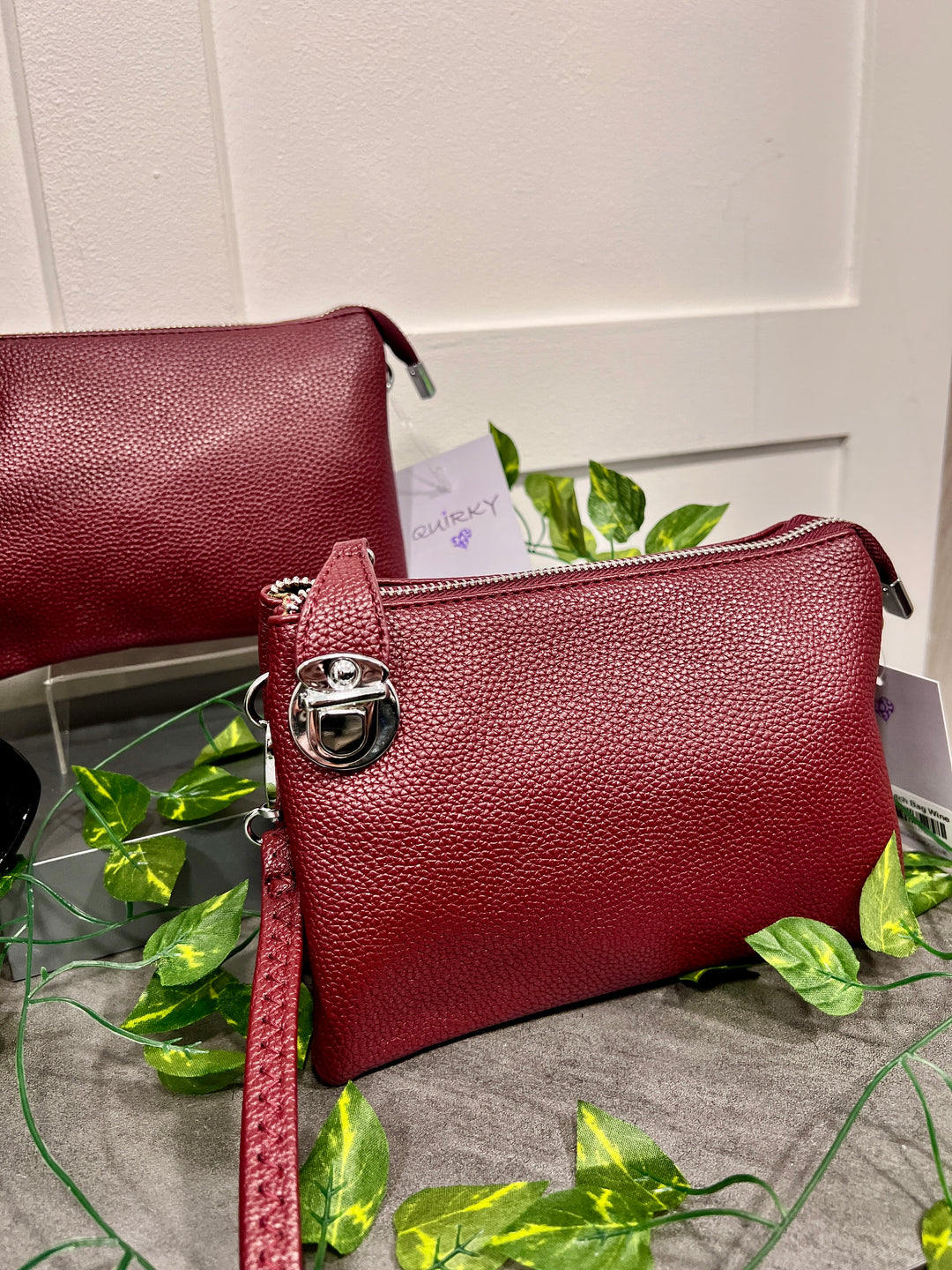 Trudy Clutch Handbag WINE
