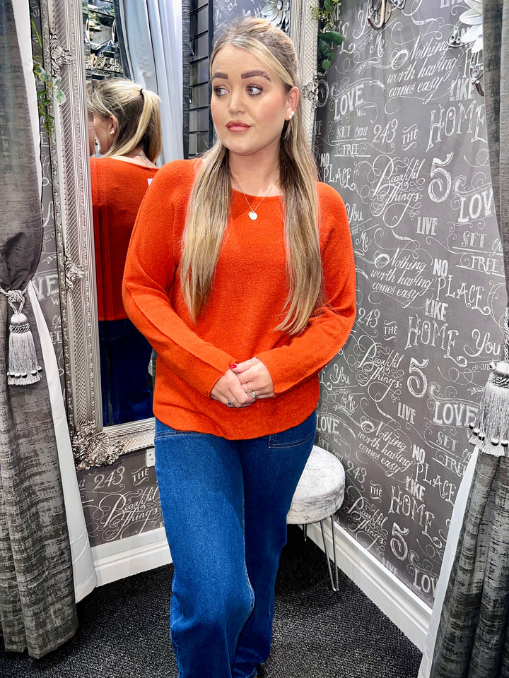 Italian Knit Jumper RUST
