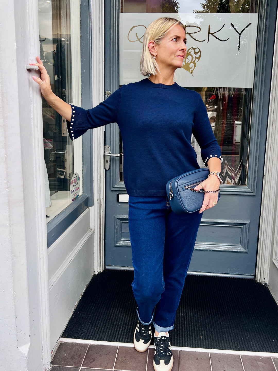 Faith Mom Jeans INDIGO