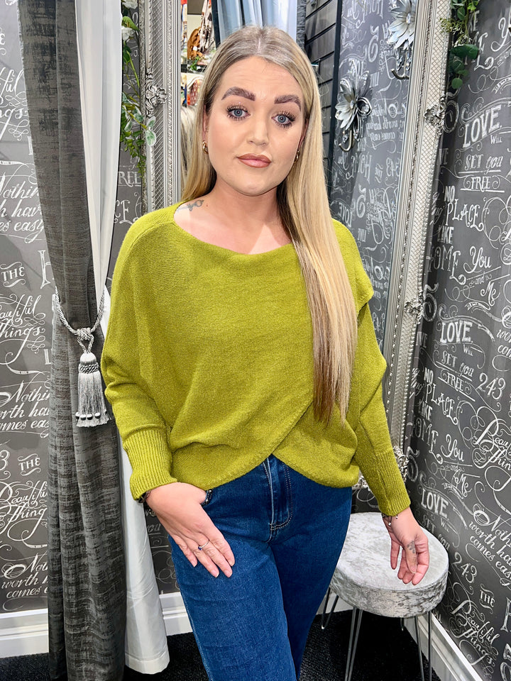 Kayla Crossover Jumper OLIVE