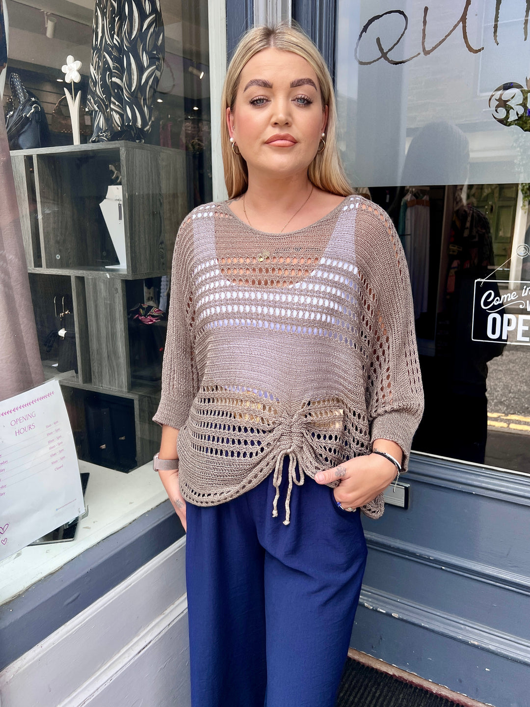 Peyton Fine Knit MOCHA