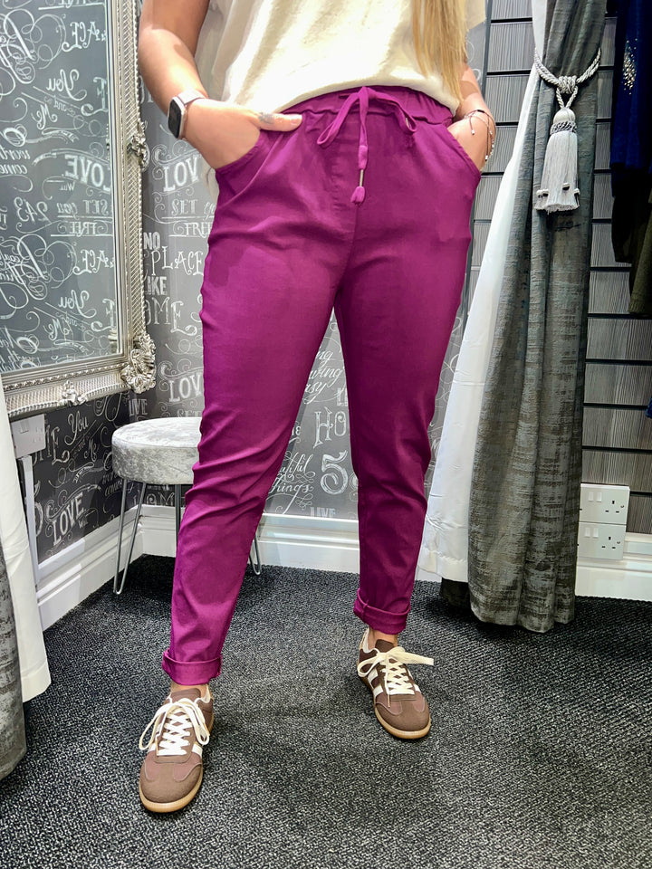 Premium Magic Trousers PLUM