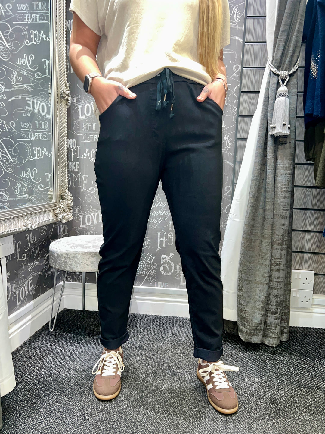 Premium Magic Trousers BLACK