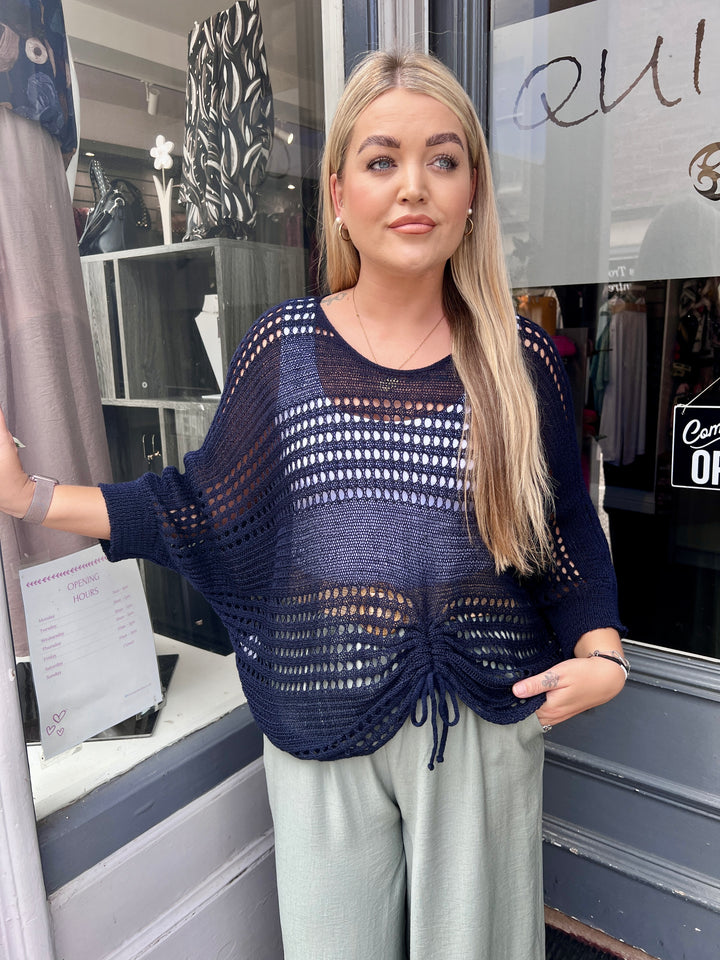 Peyton Fine Knit NAVY