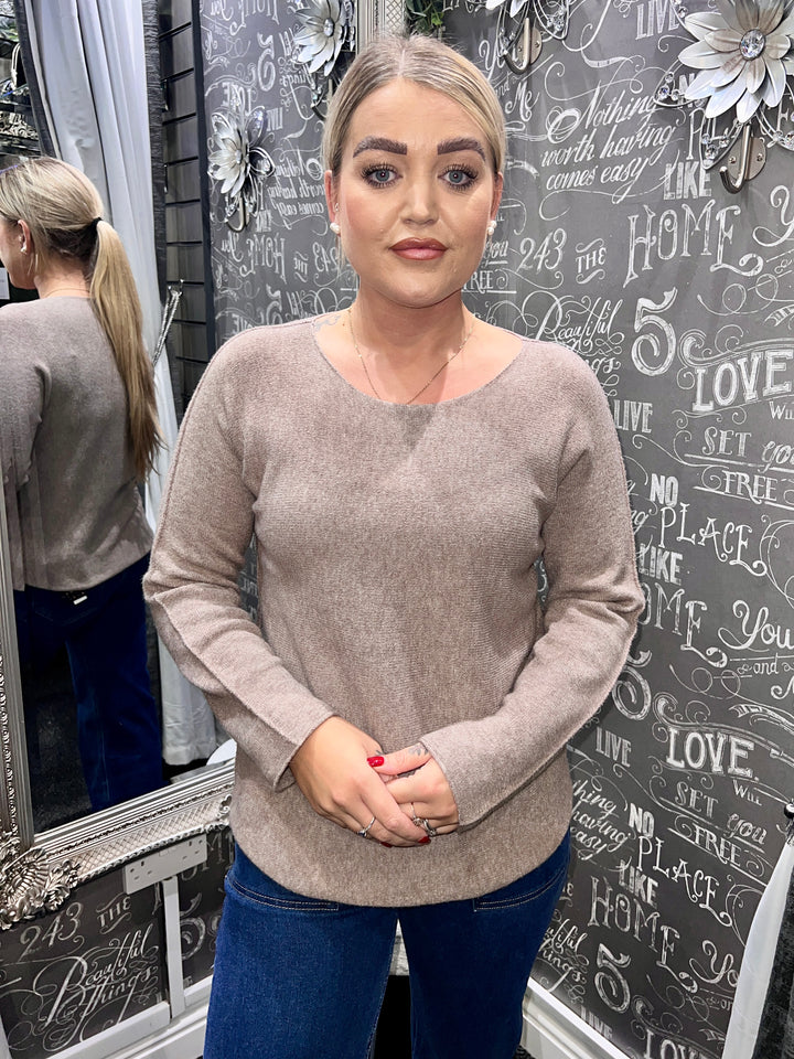 Italian Knit Jumper MOCHA