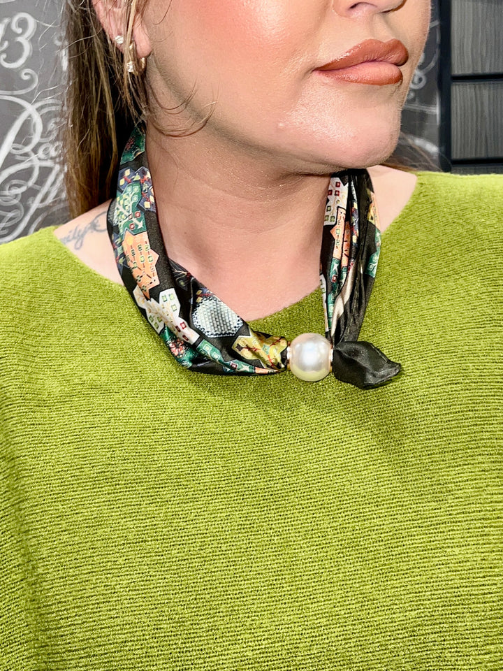 Suzi Magnetic Scarf KHAKI