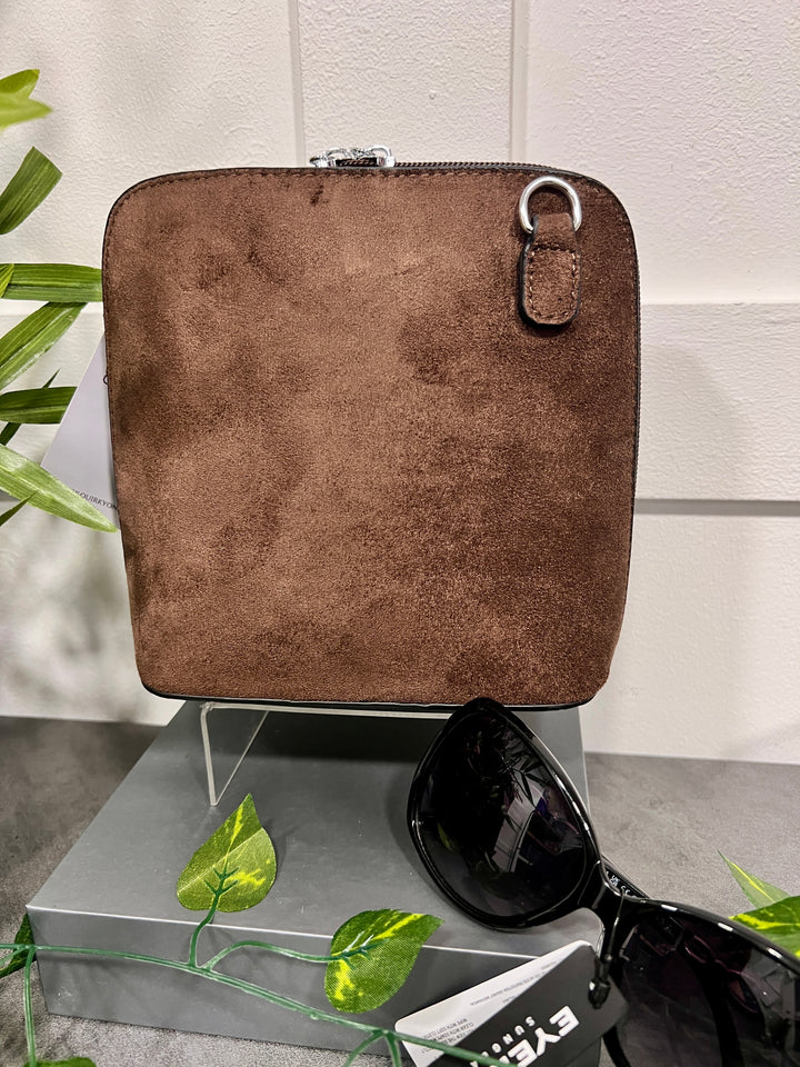 Pippa Suedette Bag CHOCOLATE