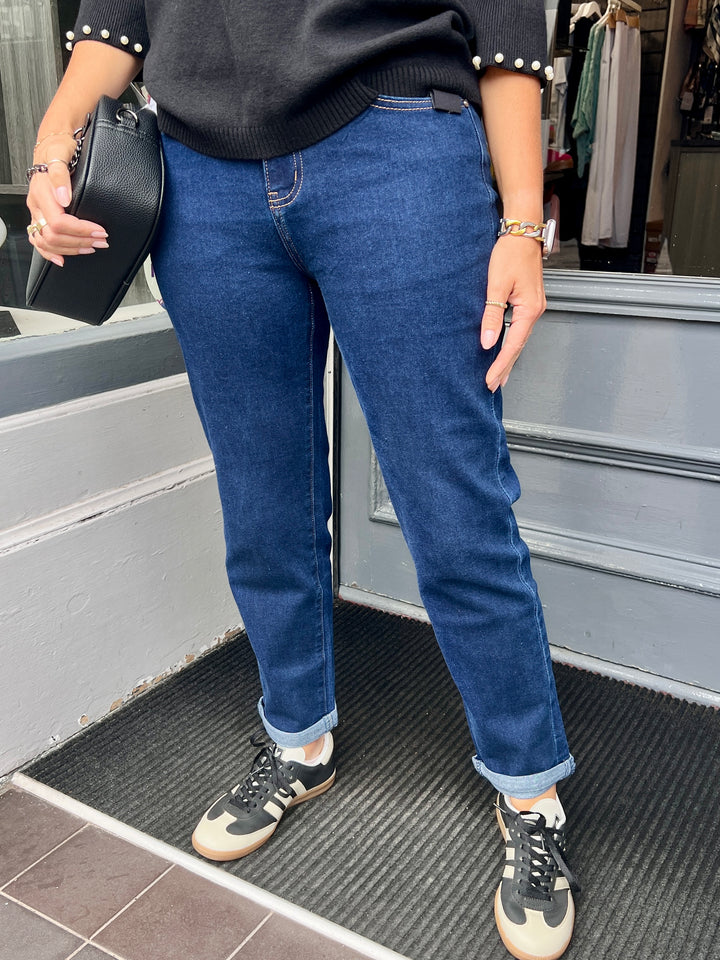Faith Mom Jeans INDIGO