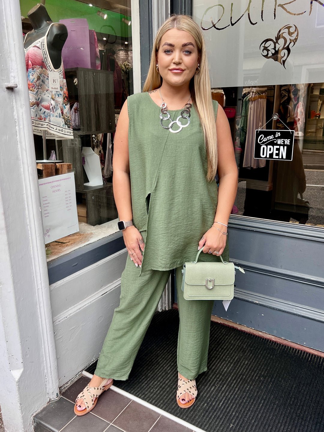 Jacinda Co-Ord Set KHAKI