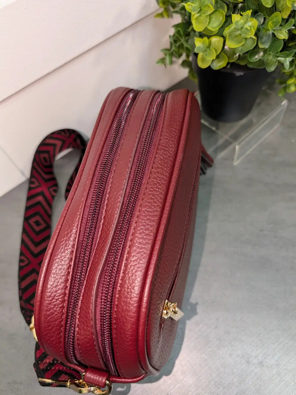 Ailsa Two Zip Camera Bag WINE