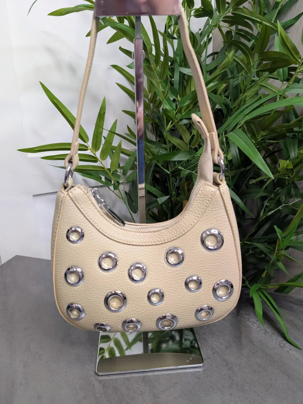 Alora Circle Handbag BEIGE