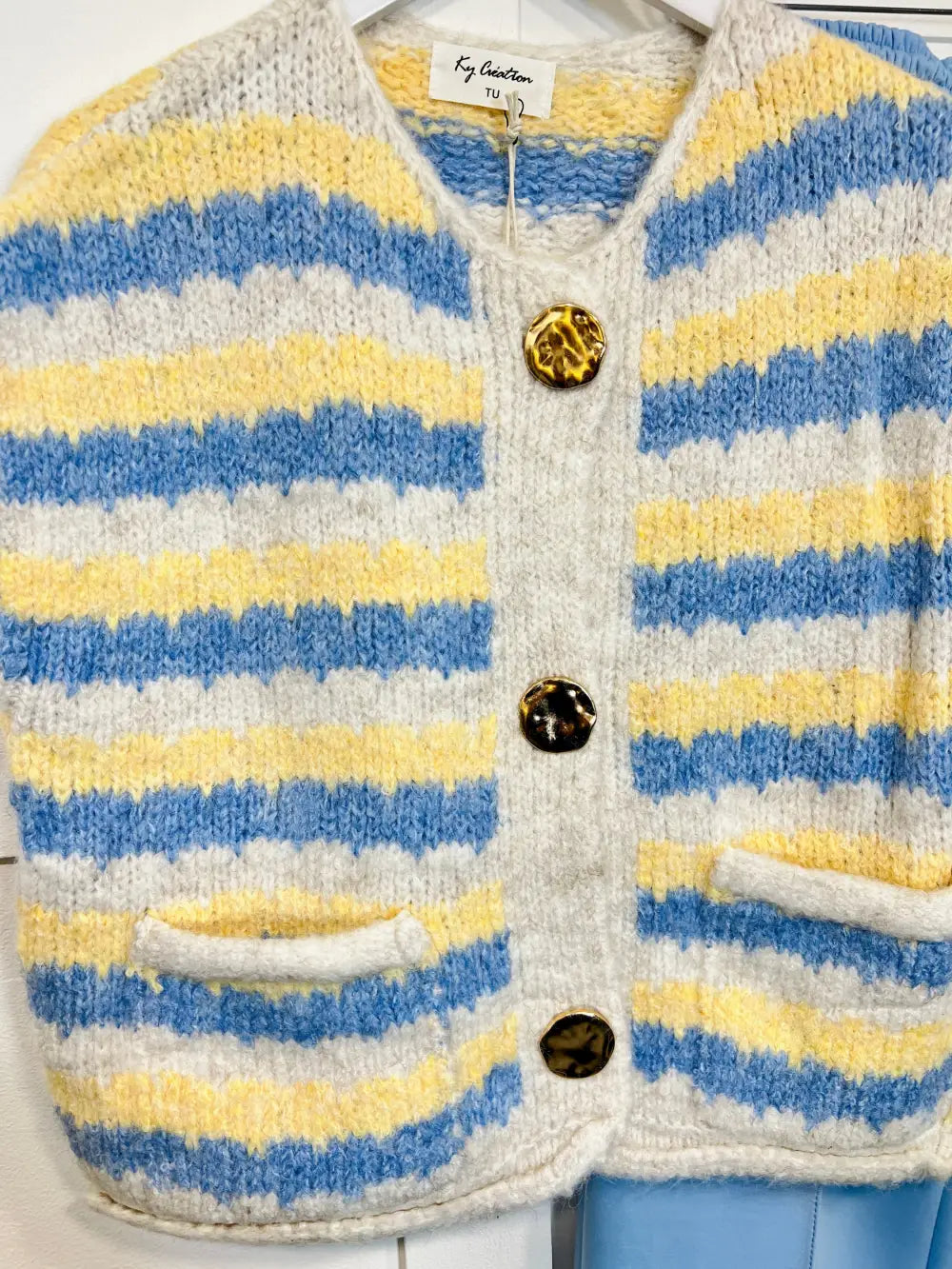 Ayla Sleeveless Cardigan LEMON