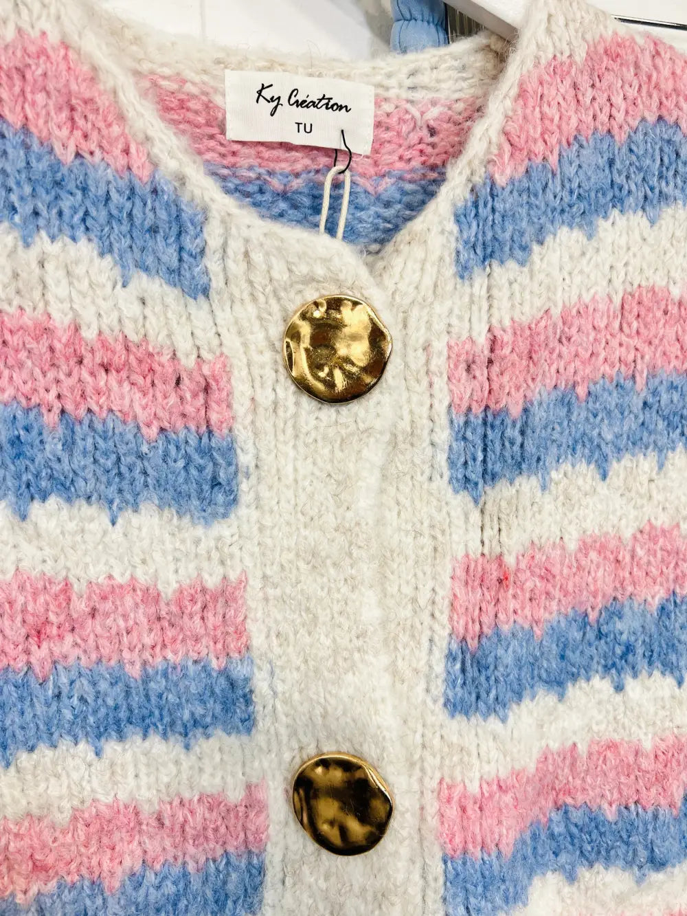 Ayla Sleeveless Cardigan PINK