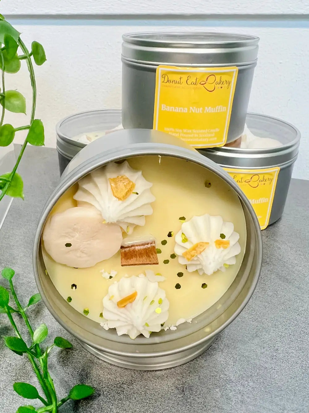 Banana Nut Muffin Premium Tinned Candle