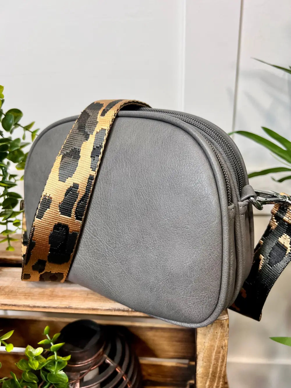 Becky 3 Zip Crossbody Bag DARK GREY - Crossbody