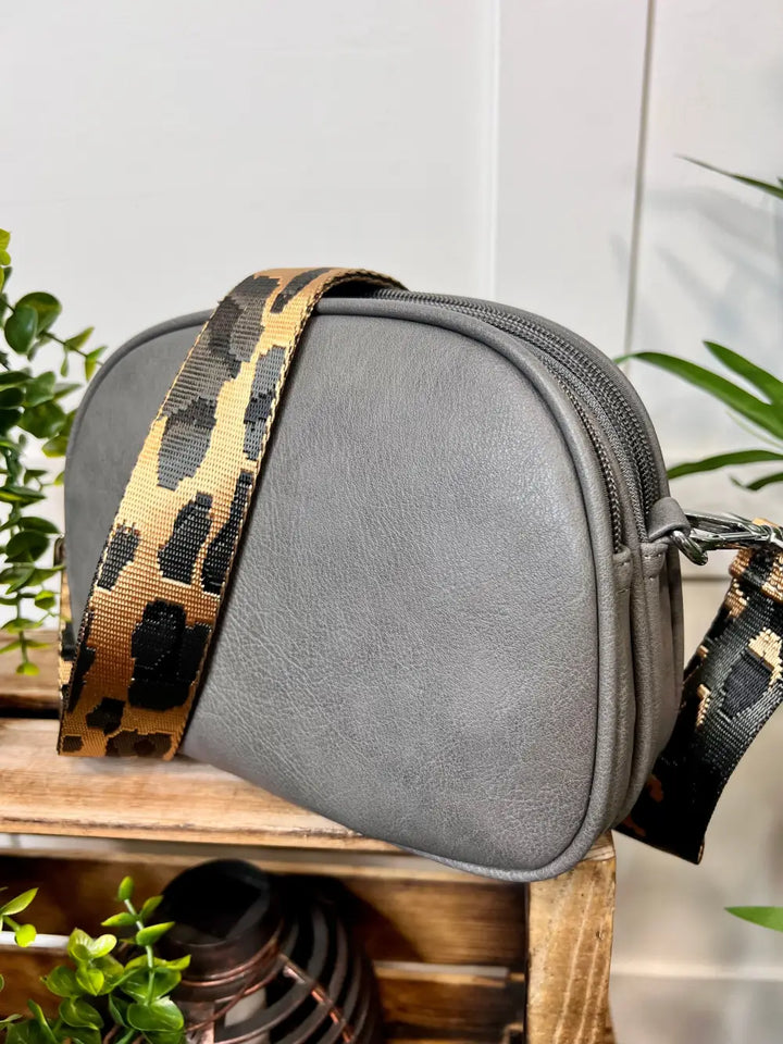 Becky 3 Zip Crossbody Bag DARK GREY - Crossbody