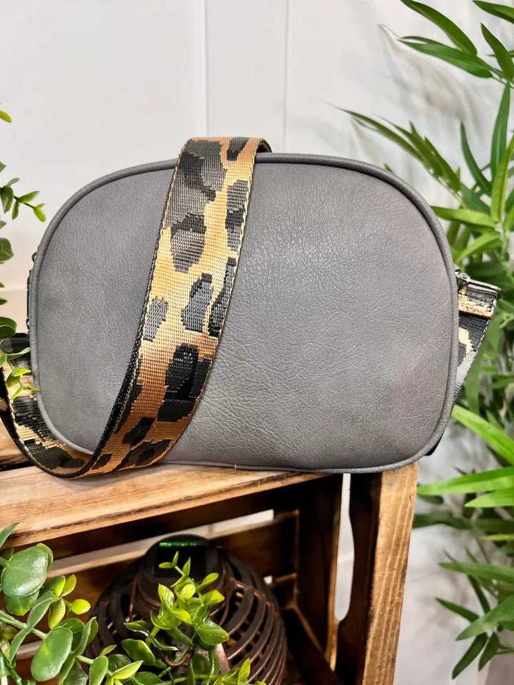 Becky 3 Zip Crossbody Bag DARK GREY - Crossbody