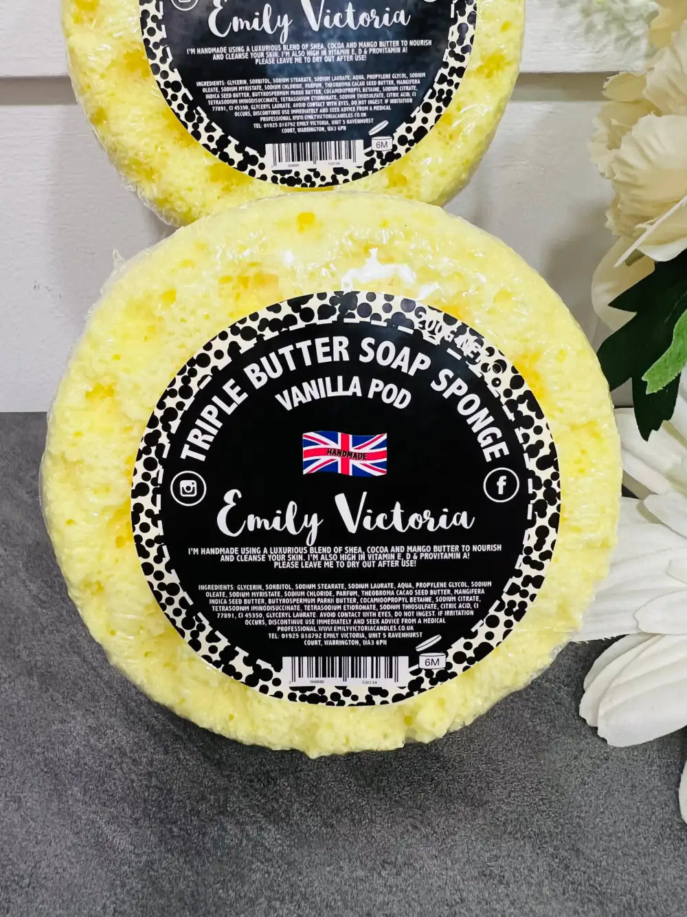 Body Buffer Sponge VANILLA POD - Soap