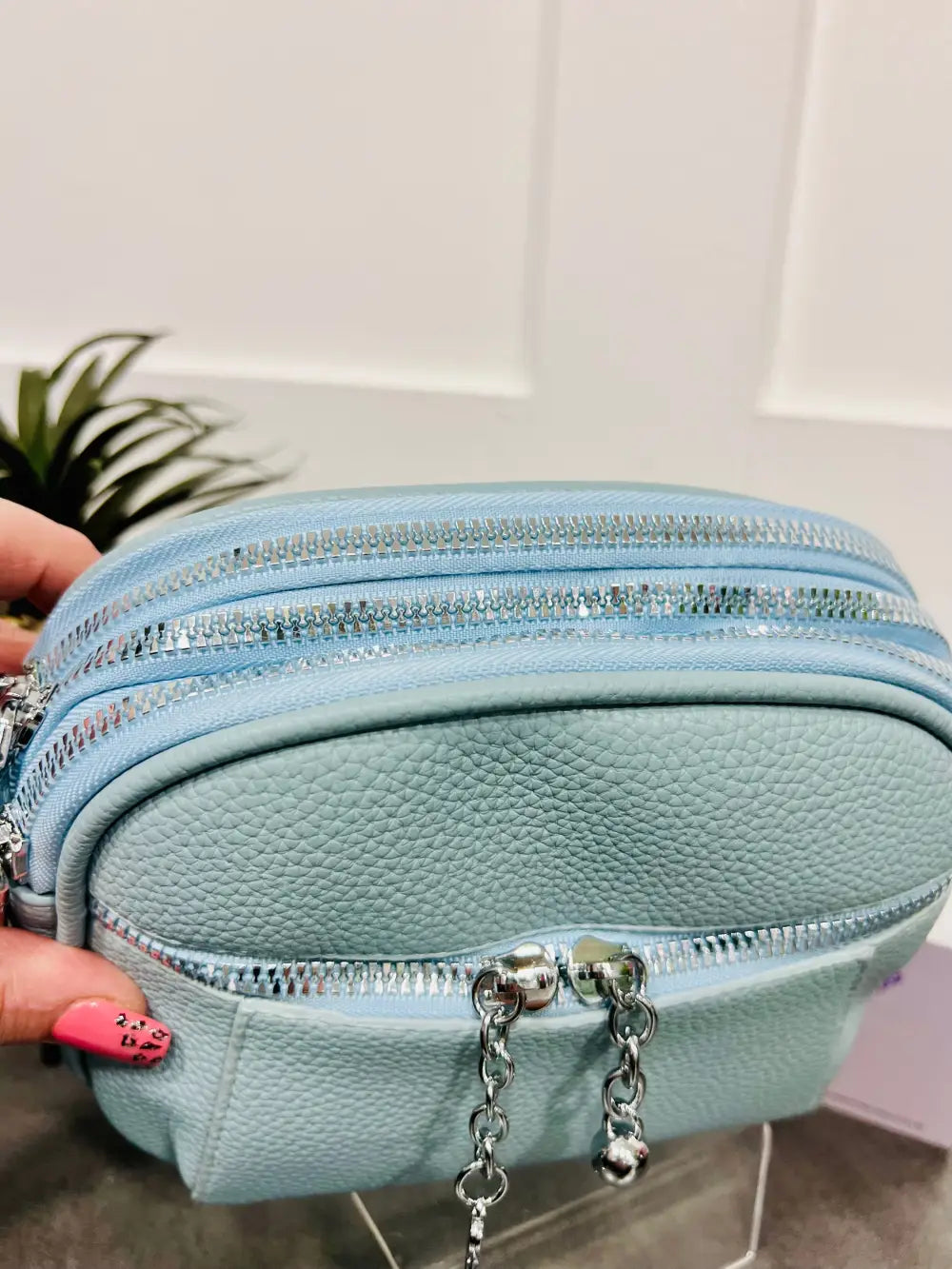 Brodie Crossbody Bag PALE BLUE - Crossbody