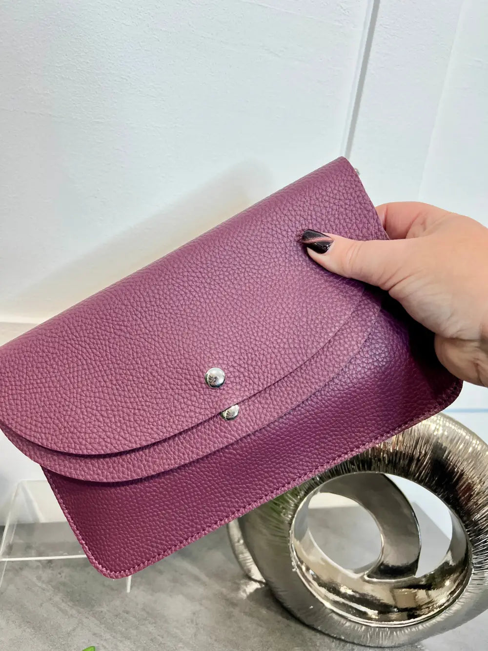 Carmen Clutch Bag RASPBERRY