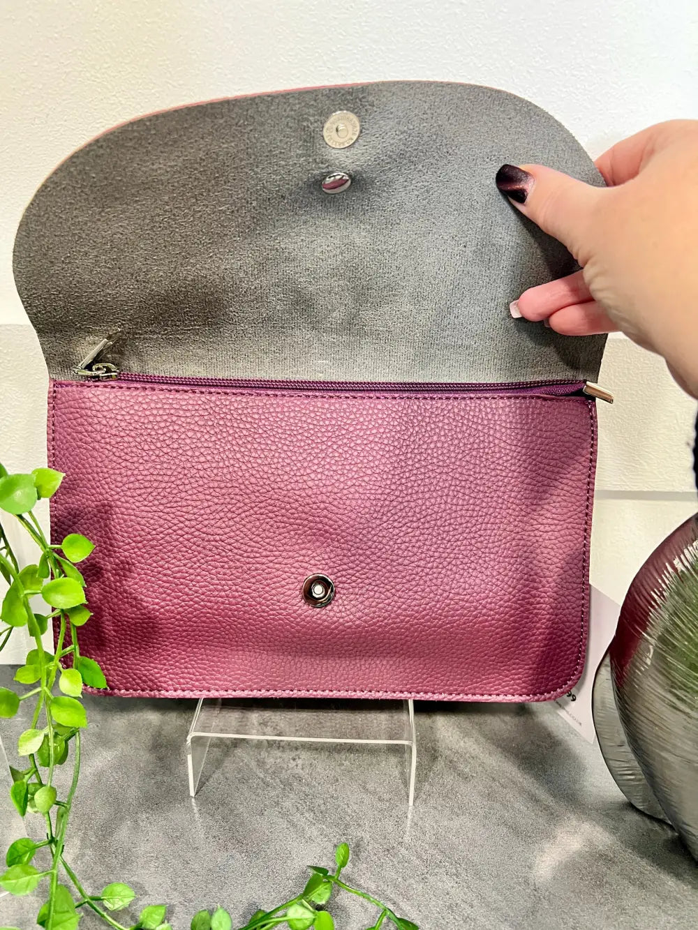 Carmen Clutch Bag RASPBERRY