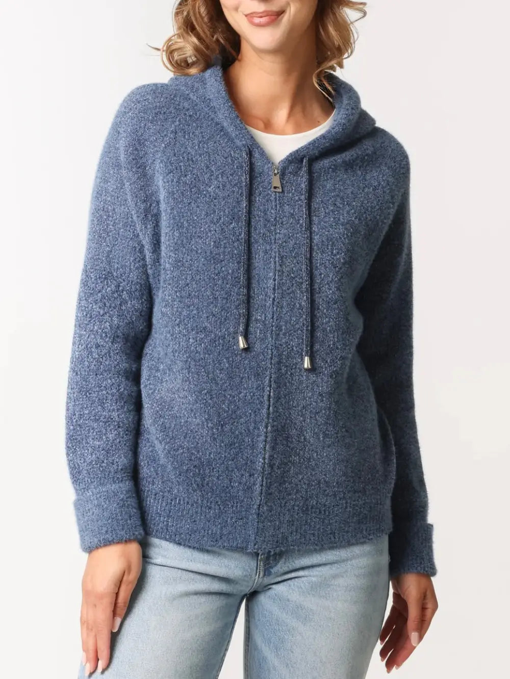 Cassie Soft Feel Hoodie DENIM 10 14 (S/M) Tops