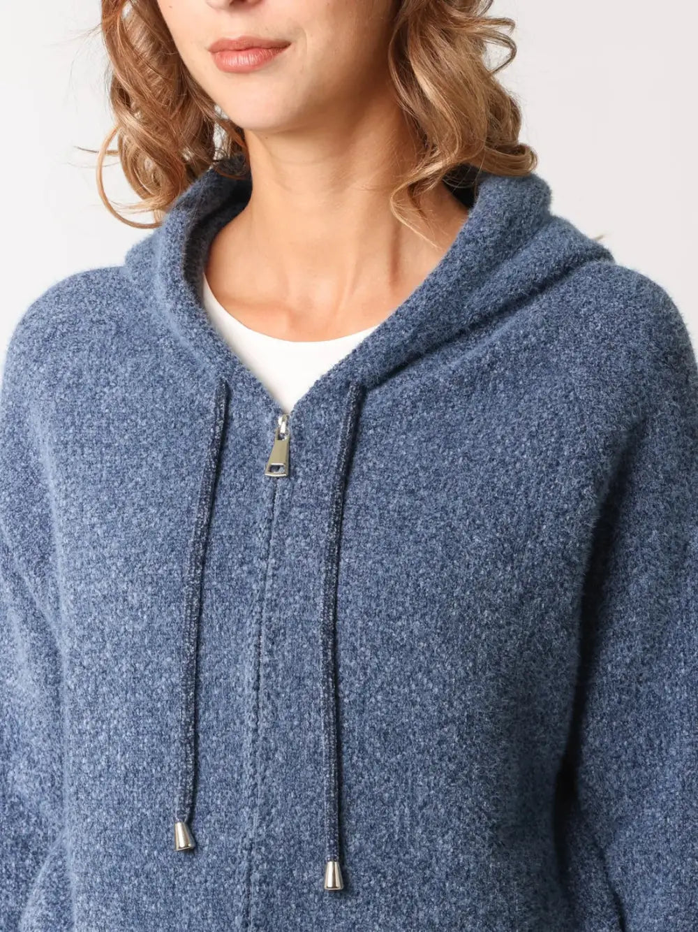 Cassie Soft Feel Hoodie DENIM Tops