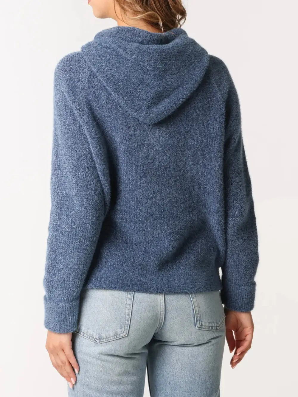 Cassie Soft Feel Hoodie DENIM Tops
