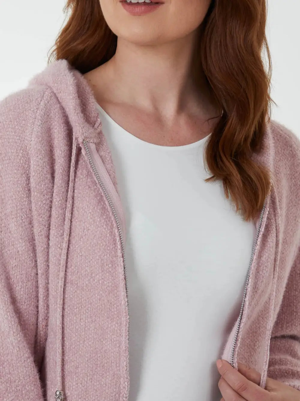 Cassie Soft Feel Hoodie DUSKY PINK Tops