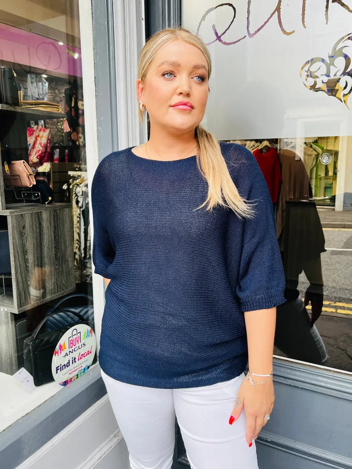 Daisy Back Jumper NAVY