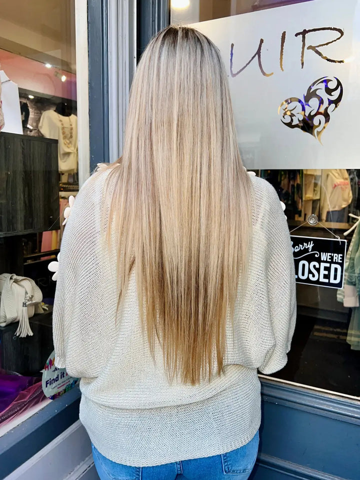 Daisy Embellished Sleeve Knit BEIGE - Knitwear