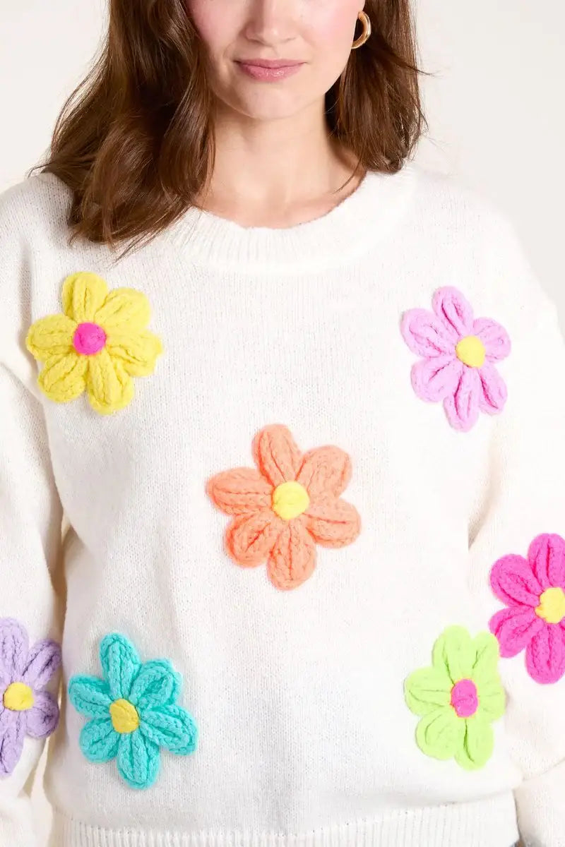 Daisy Knitted Jumper CREAM - Knitwear