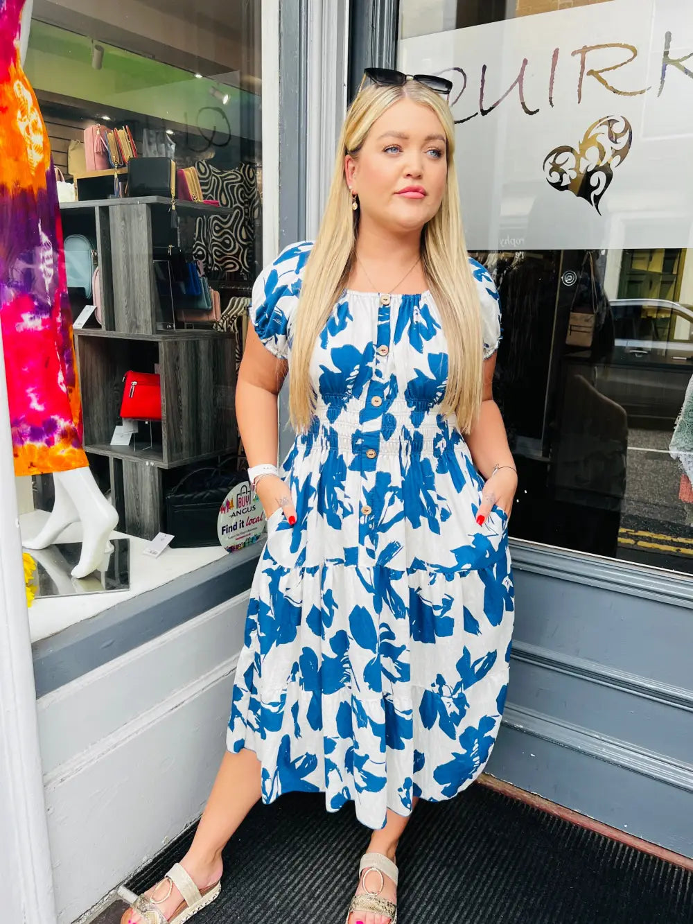 Hadley Midi Dress BLUE - Dress