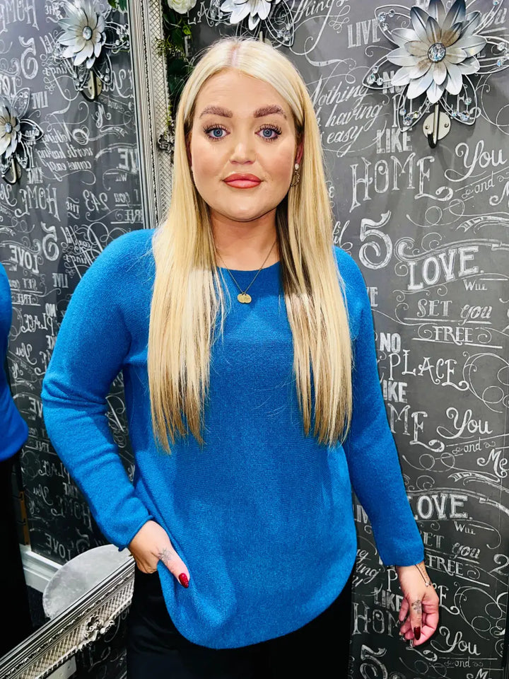 Hannah Soft Knit Jumper DARK TEAL