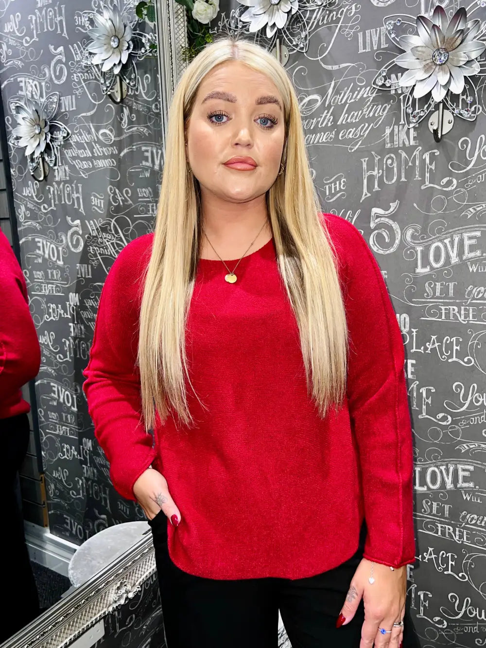 Hannah Soft Knit Jumper WINE