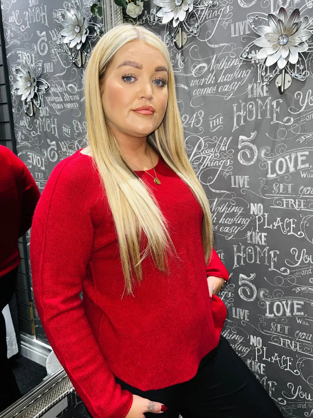 Hannah Soft Knit Jumper WINE