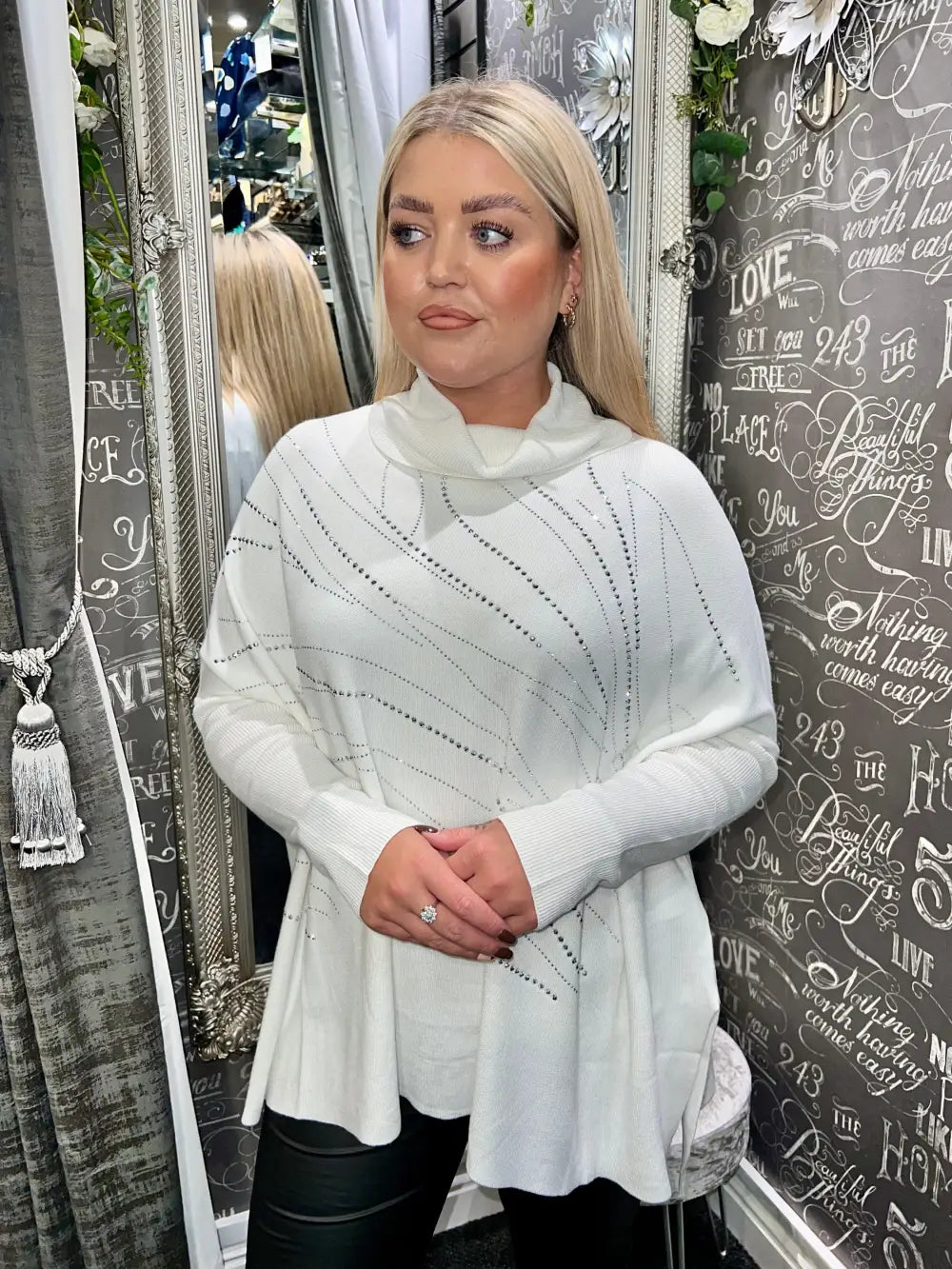 Hettie Sparkle Jumper WINTER WHITE