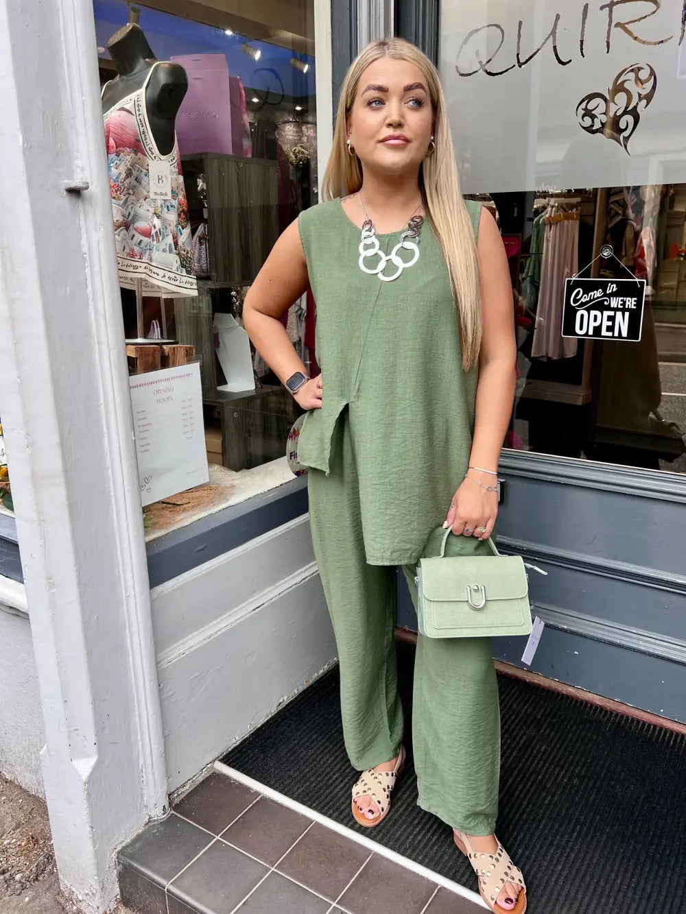 Jacinda Co-Ord Set KHAKI