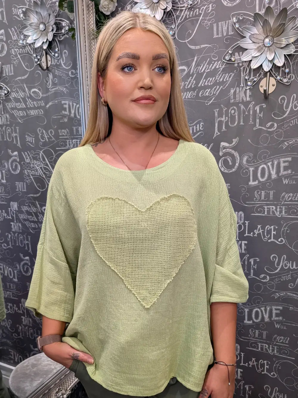 Jess Heart Top APPLE