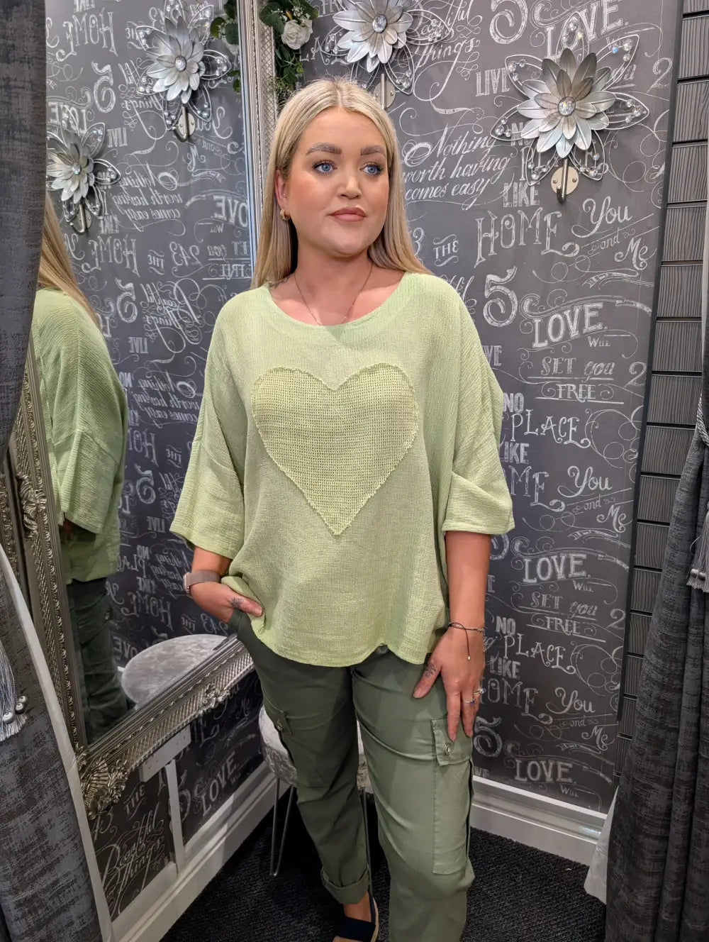 Jess Heart Top APPLE