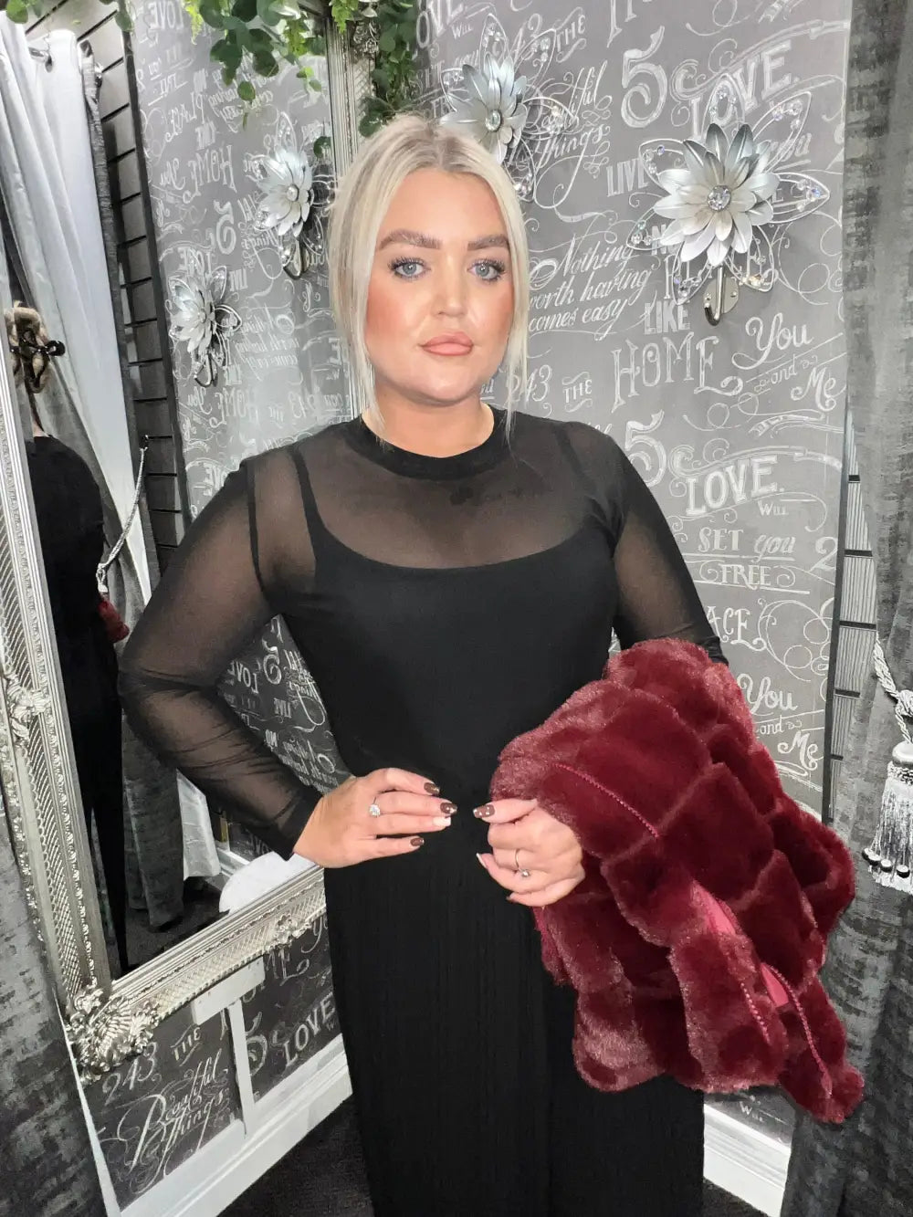 Layer Mesh Top BLACK - Tops