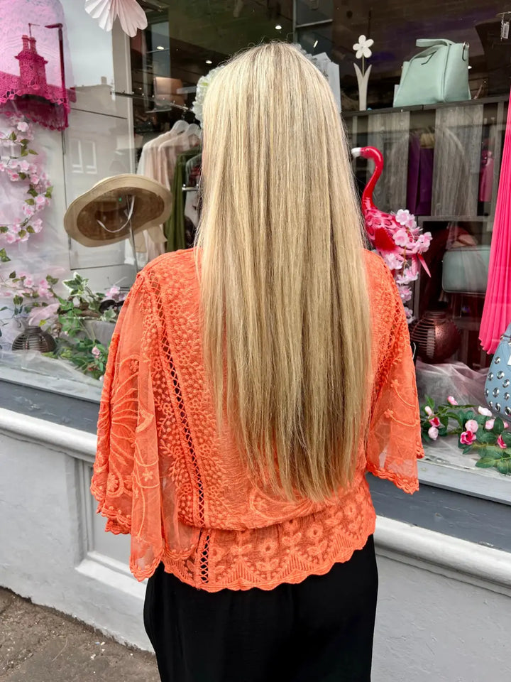 Luna Butterfly Top BURNT ORANGE