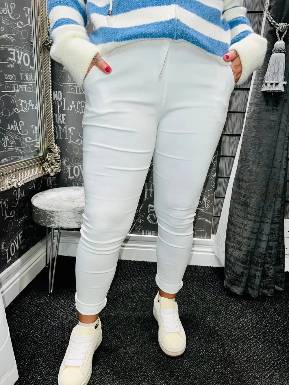 Magic Trousers WHITE (2 Sizes) - Trousers